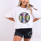 Doodle Star Baseball DTF Transfer, Ready to Press, Trendy Sport Mama Tshirt Design