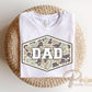 Vintage Camo Dad DTF Transfer, Ready to Press, Father's Day Camouflage Tshirt Design