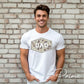 Vintage Camo Dad DTF Transfer, Ready to Press, Father's Day Camouflage Tshirt Design