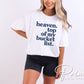 Heaven Top of My Bucket List DTF Transfer, Ready to Press, Christian T-shirt Design