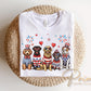 Patriotic Dogs DTF Transfer, Ready to Press, 4th of July Dog Lover Tshirt Design