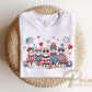 Patriotic Dogs DTF Transfer, Ready to Press, 4th of July Dog Lover Tshirt Design
