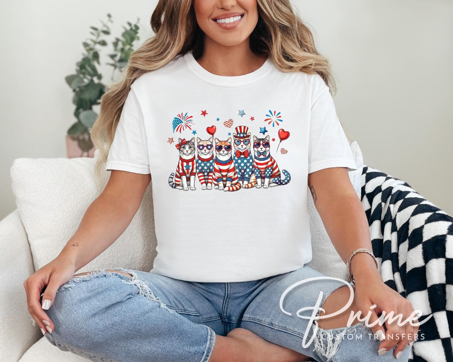Patriotic Dogs DTF Transfer, Ready to Press, 4th of July Dog Lover Tshirt Design