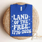 Land of The Free 250th Anniversary DTF Transfer, Ready to Press, 4th of July Tshirt Design