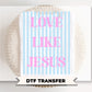 Love Like Jesus DTF Transfer, Ready to Press, Striped Christian Tshirt Design