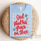 God Shed His Light on Thee DTF Transfer, 4th of July Tshirt Design