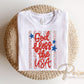 God Bless the USA DTF Transfer, 4th of July Tshirt Design