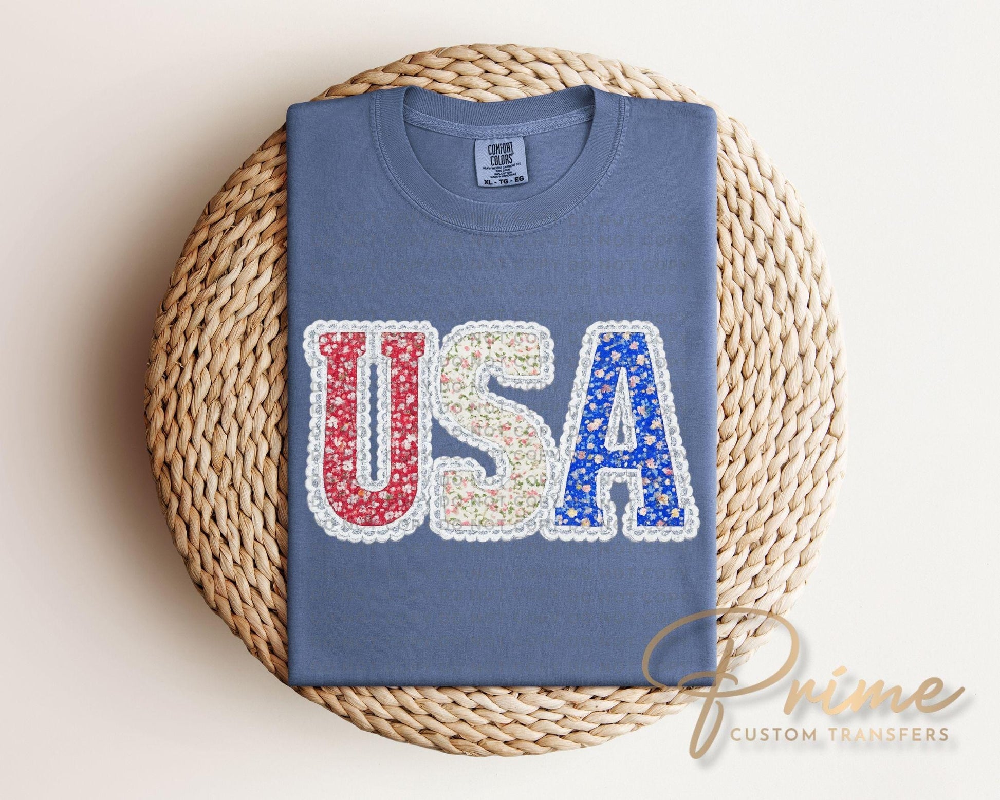 USA Lace Coquette DTF Transfer, Ready to Press, 4th of July Tshirt Design