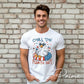 Chill the Fourth Out DTF Transfer, Funny Patriotic Goose Tshirt Design