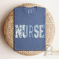 Nurse Toile Patchwork DTF Transfer, Ready to Press, Gift for Nurse Graduation