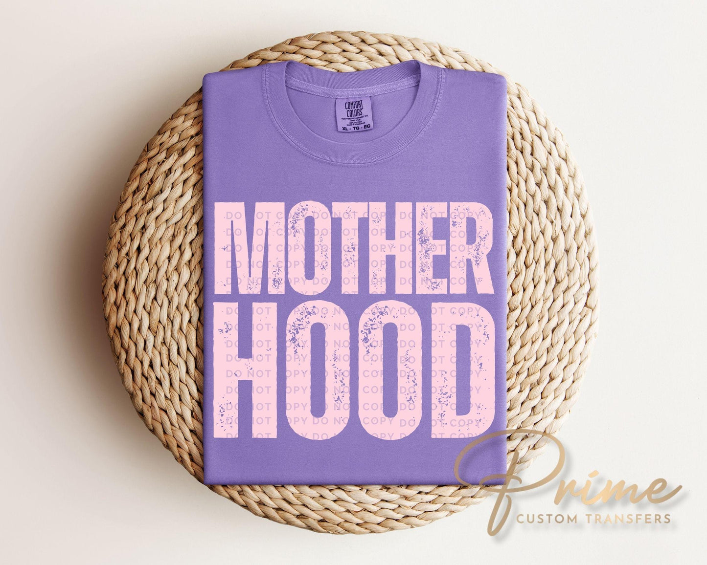 Motherhood DTF Transfer, Mother's Day Gift, Trendy Tshirt Design for Mom