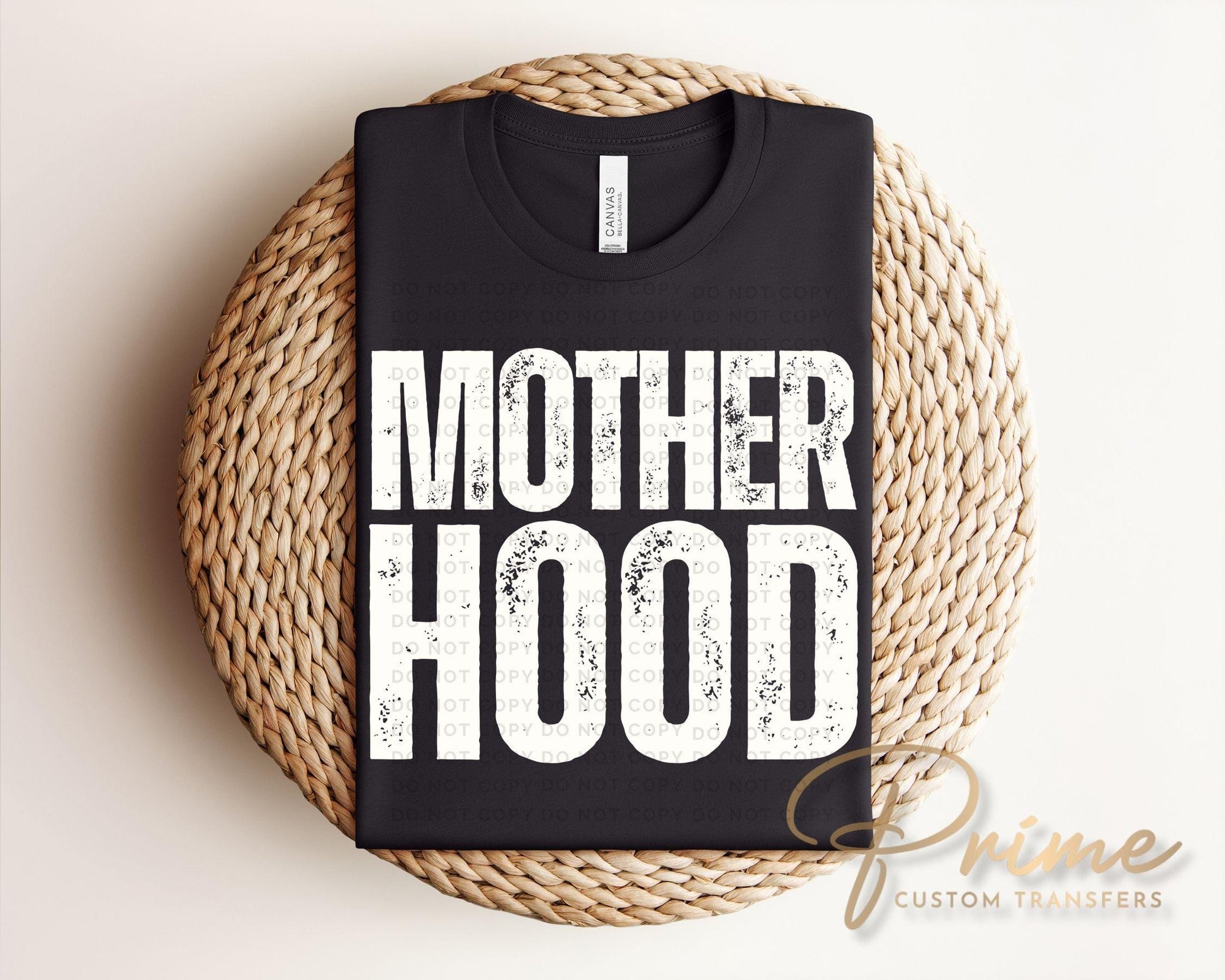 Motherhood DTF Transfer, Mother's Day Gift, Trendy Tshirt Design for Mom