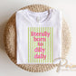 Literally Born to Dilly Dally DTF Transfer, Ready to Press, Preppy Striped T-shirt Design