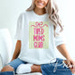 Coquette Tired Mom's Club DTF Transfer, Ready to Press, Striped Mother's Day Tshirt Design