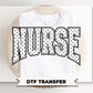 Polka Dot Nurse DTF Transfer, Gift for Nurse Graduation, Tshirt Design