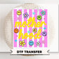 Striped Coquette Motherhood DTF Transfer, Gift for Mom, Trending Tshirt Design