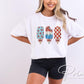 Patriotic Popsicle DTF Transfer, Ready to Press, 4th of July Tshirt Design