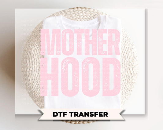 Motherhood DTF Transfer, Mother's Day Gift, Trendy Tshirt Design for Mom