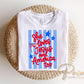 She Loves and America Too DTF Transfer, 4th of July Tshirt Design