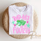 Toad-Ally onto Fourth Grade DTF Transfer, Last day of School, Teacher Tshirt Design