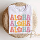 Aloha DTF Transfer, Ready to Press, Hawaii Vacation T-shirt Design