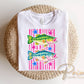 Preppy Fish DTF Transfer, Ready to Press, Coastal Summer T-Shirt Design