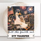 Patriotic Goose DTF Transfer, Chill the Fourth Out, 4th of July Tshirt Design
