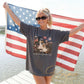 Patriotic Goose DTF Transfer, Chill the Fourth Out, 4th of July Tshirt Design
