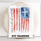 America 250 Anniversary DTF Transfer, Ready to Press, 4th of July Tshirt Design