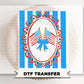 American Flag Stripes DTF Transfer, Ready to Press, 4th of July Tshirt Design