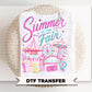 Day at The Fair DTF Transfer, Ready to Press, County Fair T-Shirt Design