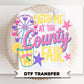 Day at The Fair DTF Transfer, Ready to Press, Carnival T-Shirt Design