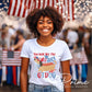 Patriotic Dachshund DTF Transfer, Ready to Press, Funny 4th of July Tshirt Design