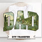 Bass Fishing Dad DTF Transfer, Ready to Press, Father's Day Tshirt Design