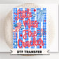 Little Miss Firecracker DTF Transfer, Ready to Press, Coquette 4th of July Tshirt Design
