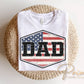 Patriotic Dad DTF Transfer, Ready to Press, Mens 4th of July Tshirt Design