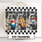 Patriotic Raccoons DTF Transfer, Ready to Press, Funny 4th of July Tshirt Design