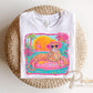 Summer Leopard DTF Transfer, Ready to Press, Trendy Beach T-Shirt Design