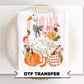Preppy Autumn Silly Goose DTF Transfer, Ready to Press, Trendy Fall Tshirt Design