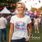 God Bless America DTF Transfer, Patriotic Small Town, 4th of July Tshirt Design