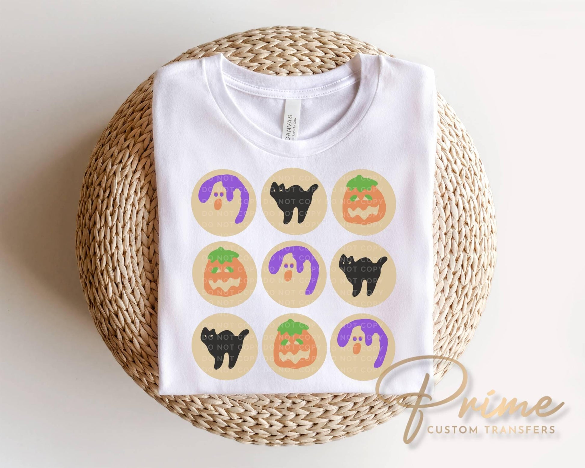 Halloween Sugar Cookie DTF Transfer, Ready to Press, Trendy Fall Tshirt Design
