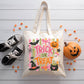 Trick or Treat DTF Transfer, Ready to Press, Trendy Striped Halloween Tshirt Design