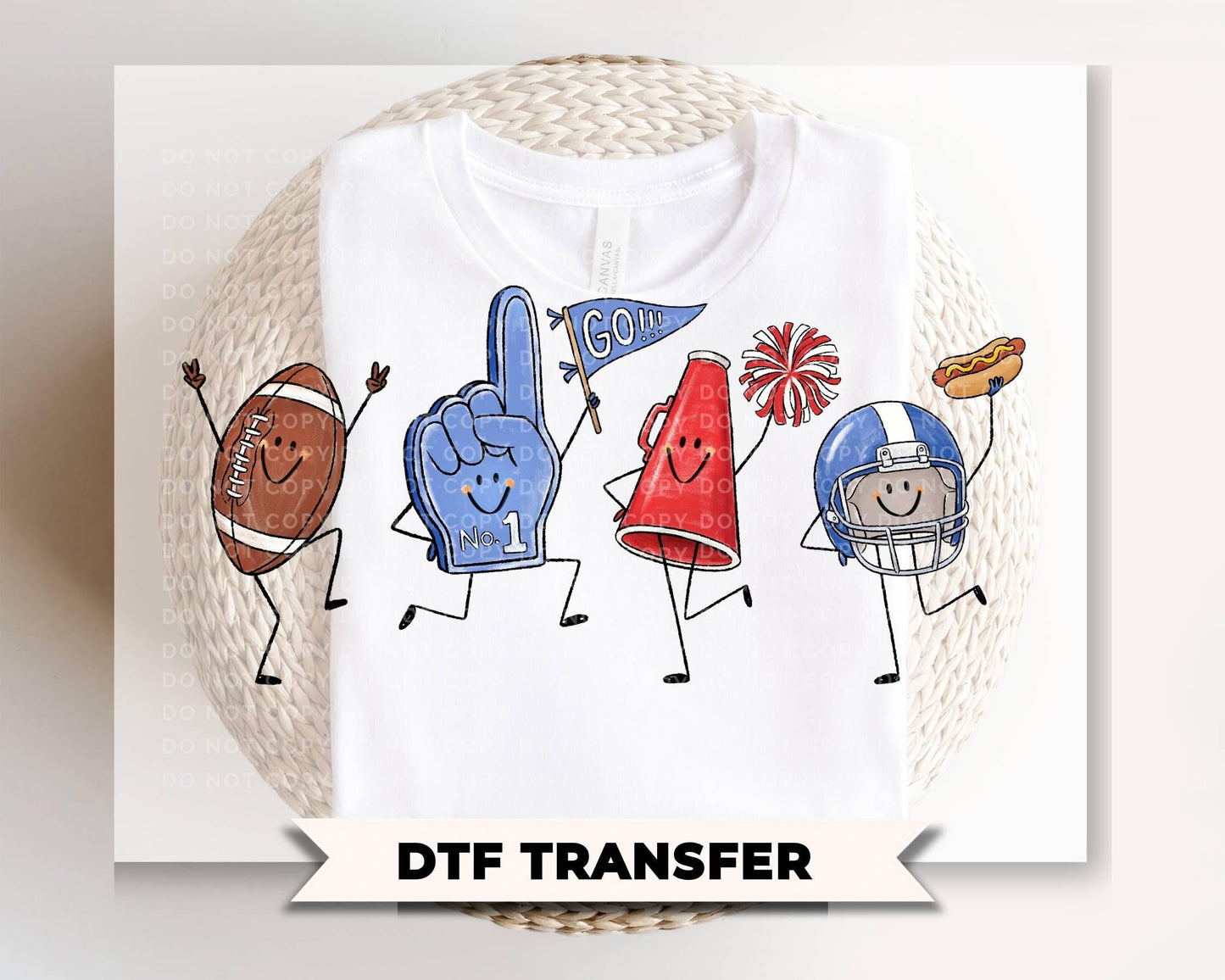 Football Doodles, Ready to Press, Game Day Tshirt Design