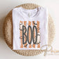 Striped Spooky Ghosts DTF Transfer, Ready to Press, Trendy Halloween Tshirt Design