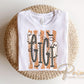 Striped Spooky Gigi DTF Transfer, Ready to Press, Trendy Halloween Tshirt Design