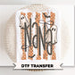 Striped Spooky Nana DTF Transfer, Ready to Press, Trendy Halloween Tshirt Design