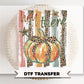 Hey There Pumpkin Striped Fall DTF Transfer, Ready to Press, Halloween Tshirt Design