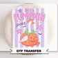 Just A Pumpkin Goose DTF Transfer, Ready to Press, Preppy Halloween Tshirt Design