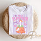 Just A Pumpkin Goose DTF Transfer, Ready to Press, Preppy Halloween Tshirt Design