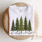 Faux Latch Hook Winter Wonderland DTF Transfer, Ready to Press, Christmas Tshirt Design